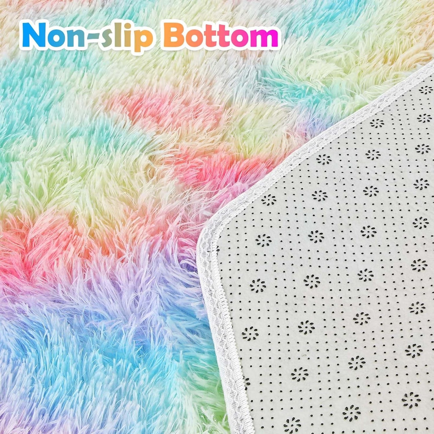 Save 19% Monobeach White Tassel Princess Tent Kids Castle Play Tent with Star Lights & Rainbow Kids Rug Toys for Children Indoor and Outdoor Games, 55" x 53"