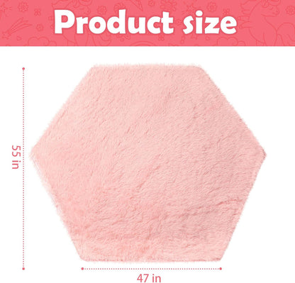 Save 17% on Monobeach Princess Tent Kids Castle Play Tent with Star Lights & Pink Kids Rug Toys for Children Indoor and Outdoor Games, 55" x 53"
