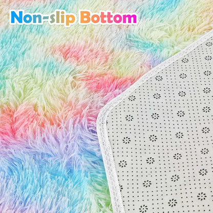 Save 19% Monobeach White Tassel Princess Tent Kids Castle Play Tent with Star Lights & Rainbow Kids Rug Toys for Children Indoor and Outdoor Games, 55" x 53"