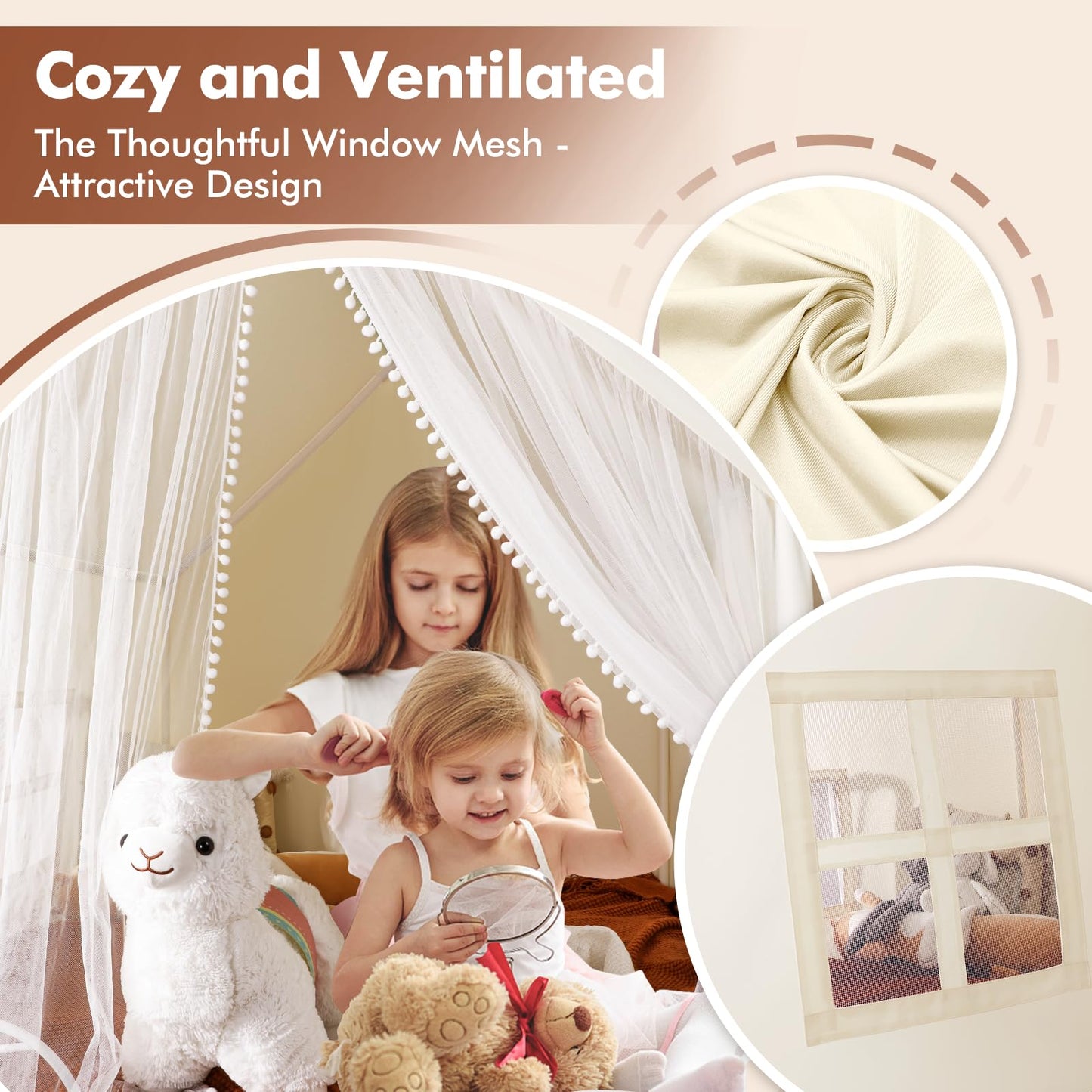 Monobeach Kids Play House（Beige ）